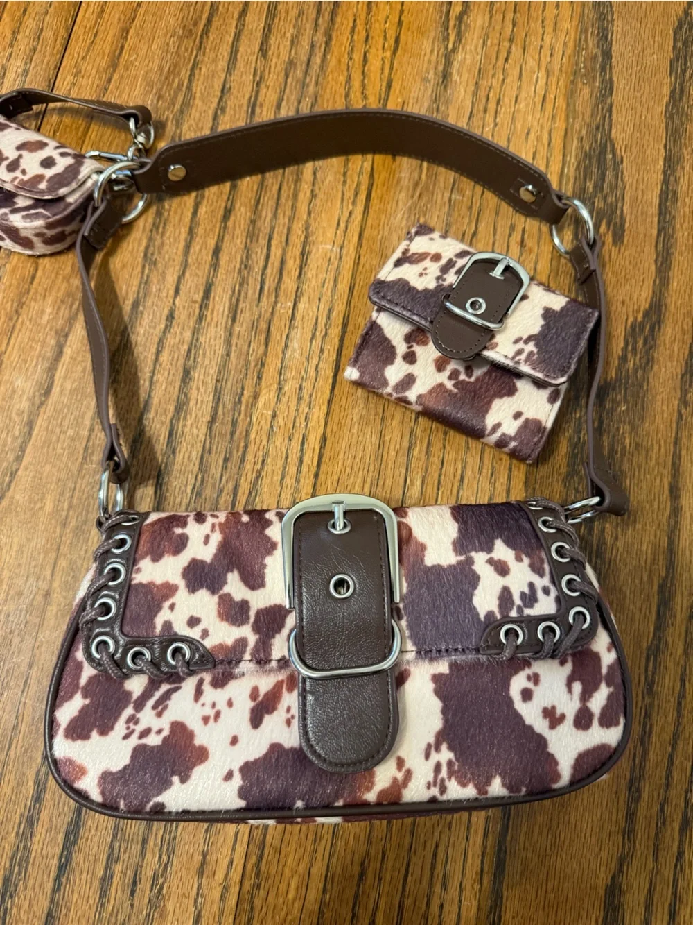 Shoulder bag trio brand new cowgirl matching shoulder purse key chain Pouch